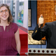 Mayim Bialik and Ken Jennings